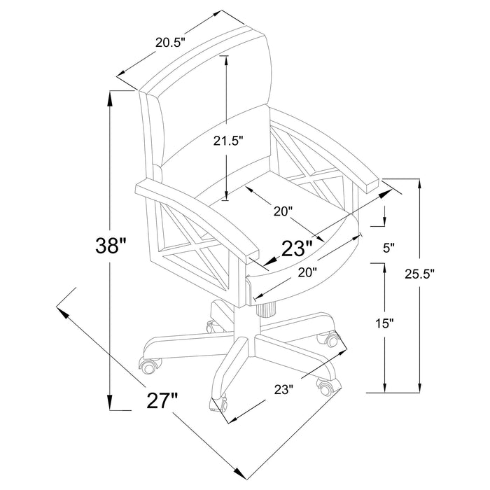 Marietta 5-piece 3-in-1 Dining and Game Table Set Tobacco