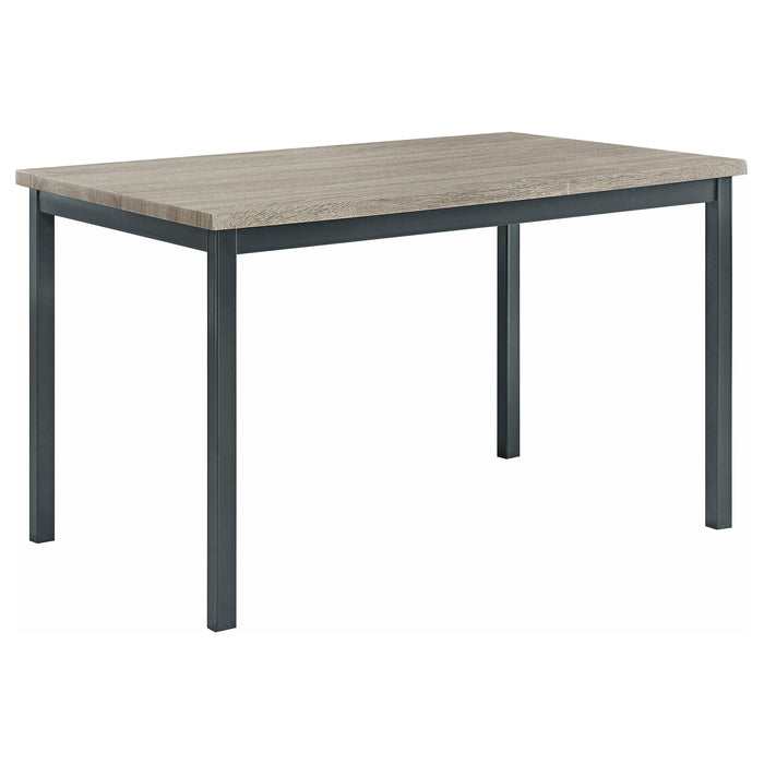 Garza Rectangular 48-inch Engineered Wood Dining Table Grey