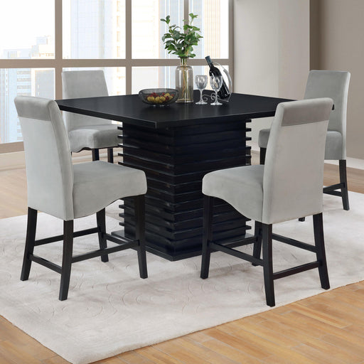 Stanton 5-piece Square Counter Height Dining Table Set Grey
