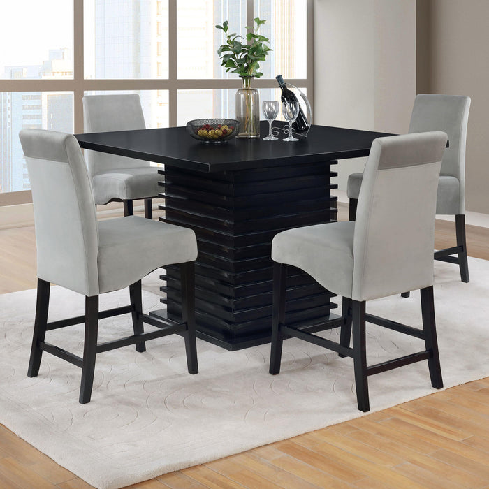 Stanton 5-piece Square Counter Height Dining Table Set Grey