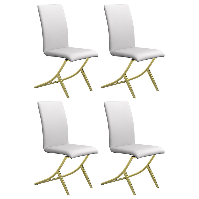 Carmelia Upholstered Dining Side Chair White (Set of 4)