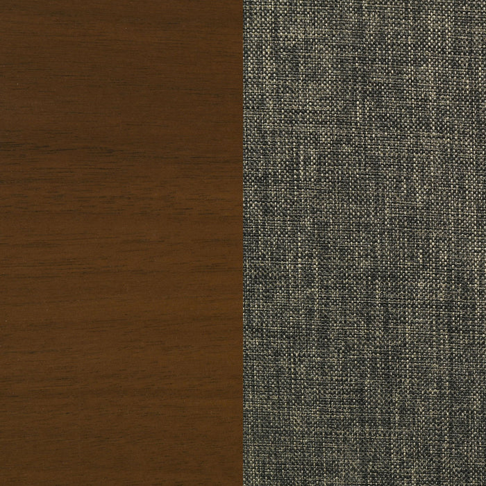 Malone Padded Wood Dining Arm Chair Dark Walnut (Set of 2)