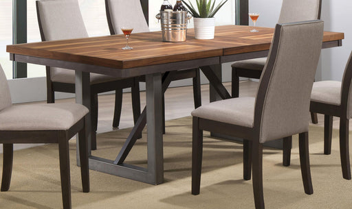Spring Creek 77-inch Extension Dining Table Natural Walnut