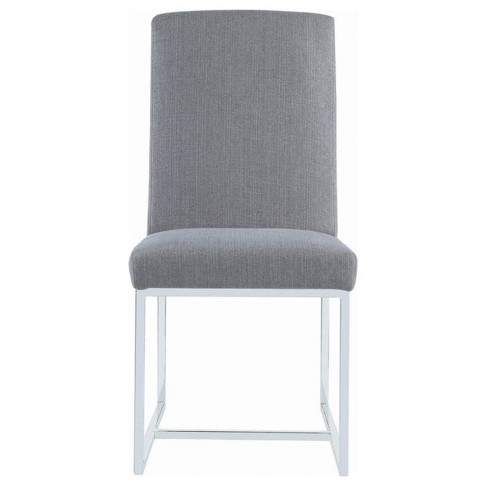 Mackinnon Upholstered Dining Side Chair Grey (Set of 2)
