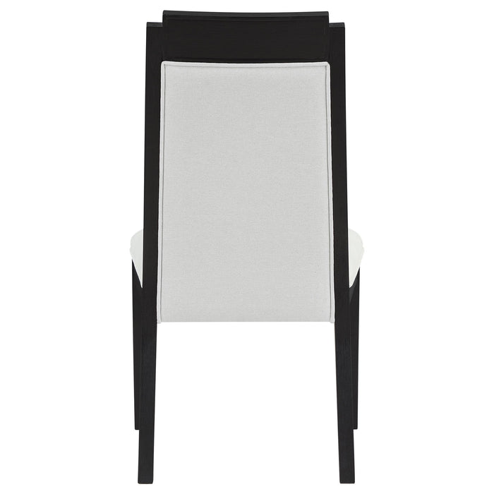 Brookmead Wood Dining Side Chair Ivory and Black (Set of 2)