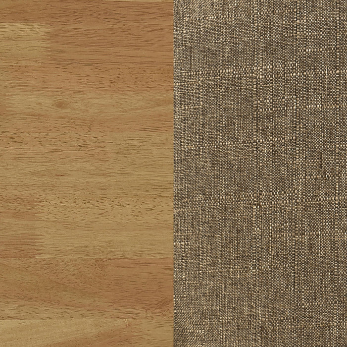 Elowen 5-piece Round Solid Wood Dining Set Light Walnut