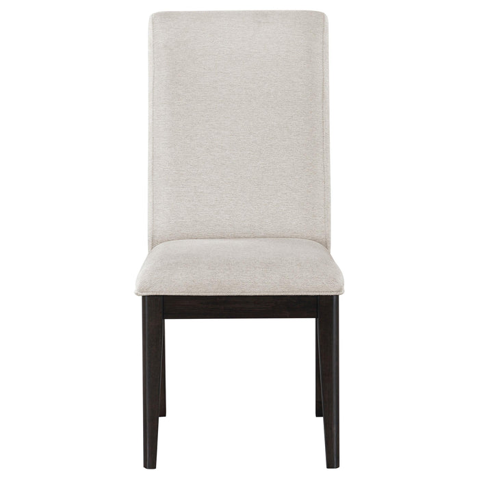 Hathaway Upholstered Dining Side Chair Cream (Set of 2)