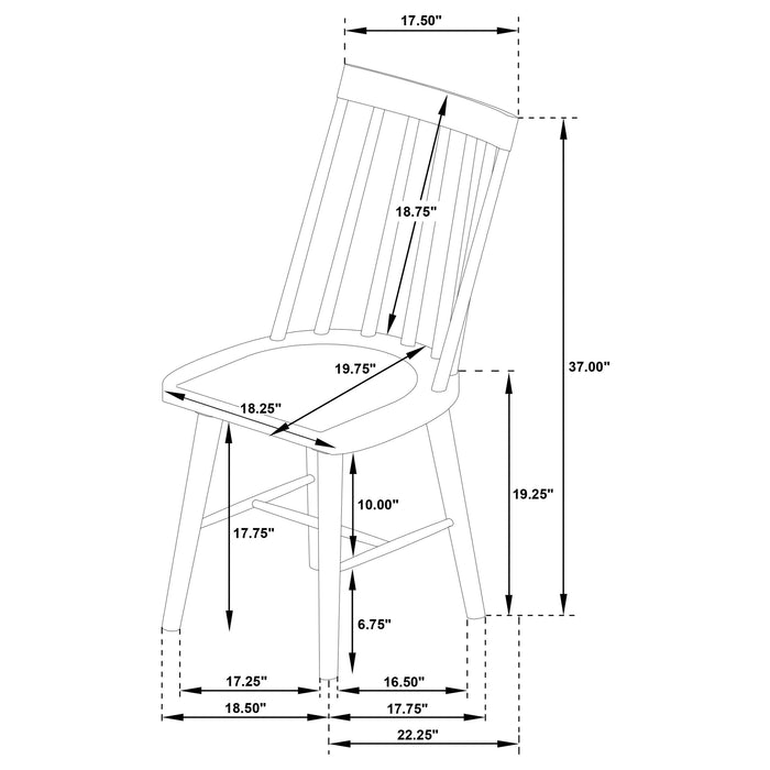 Middleton 10-piece Extension Leaf Dining Set Brown and Black
