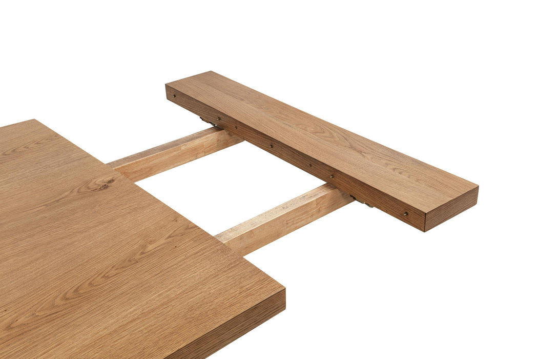 Middleton 7-piece Extension Leaf Dining Set Brown and Black