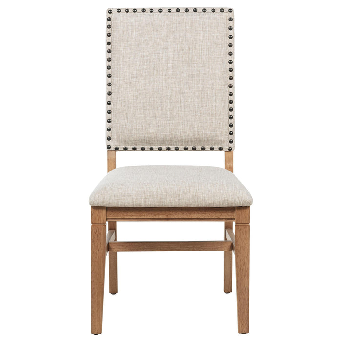 Middleton Upholstered Dining Side Chair Beige (Set of 2)