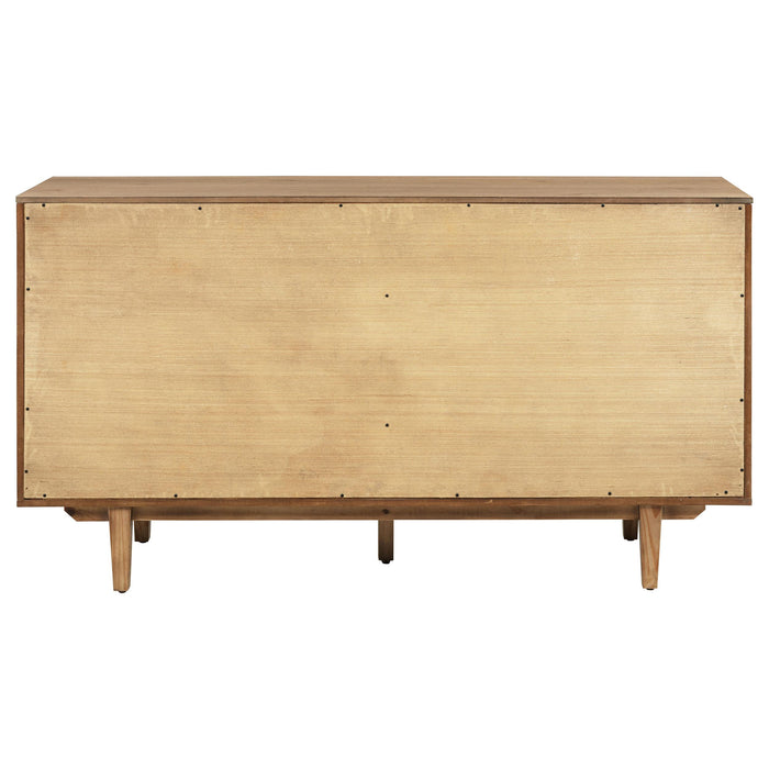 Middleton 4-door Sideboard Server with Dual Drawers Natural