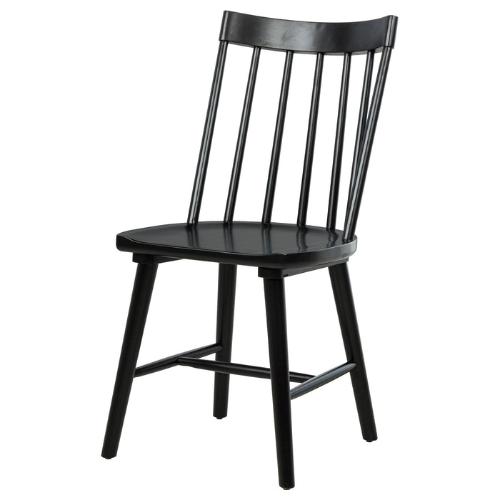 Middleton Solid Wood Dining Side Chair Black (Set of 2)