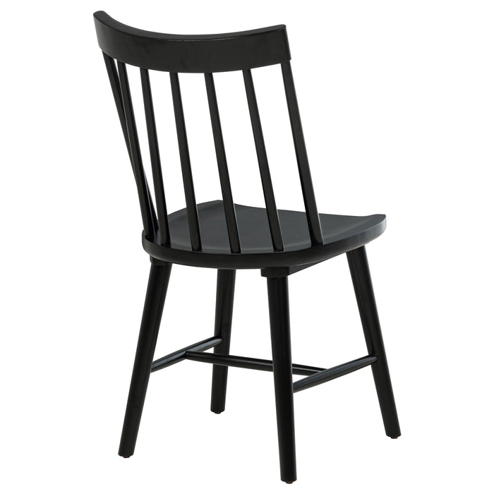Middleton Solid Wood Dining Side Chair Black (Set of 2)