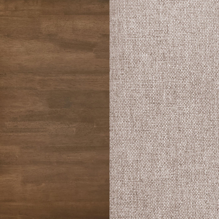 Parkridge Dining Side Chair Natural Walnut (Set of 2)