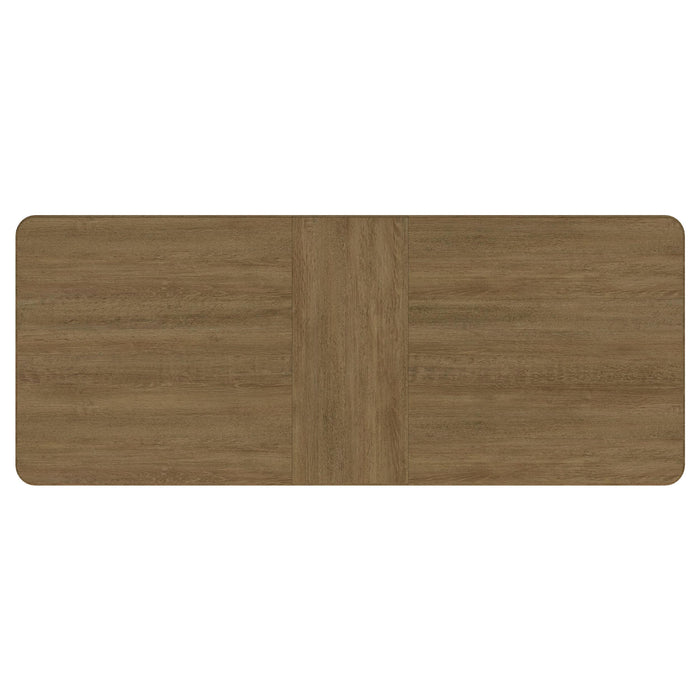 Arini 7-piece Extension Leaf Dining Table Set Sand Wash and Black