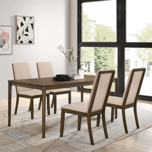 Wethersfield 5-piece Rectangular Dining Table Set Walnut