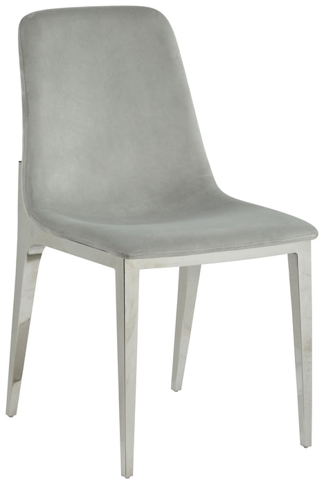 Irene 5-piece Round Glass Top Dining Set White and Chrome