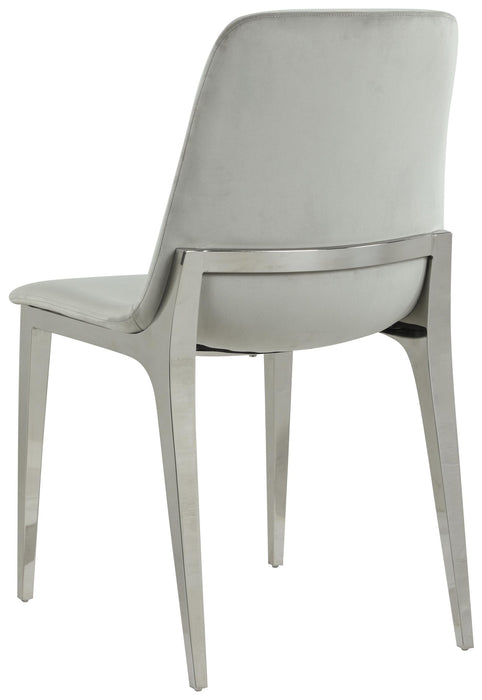 Irene 5-piece Round Glass Top Dining Set White and Chrome