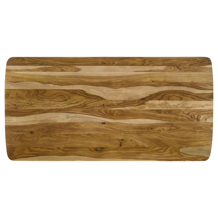 Partridge Rectangular 80-inch Dining Table Natural Sheesham