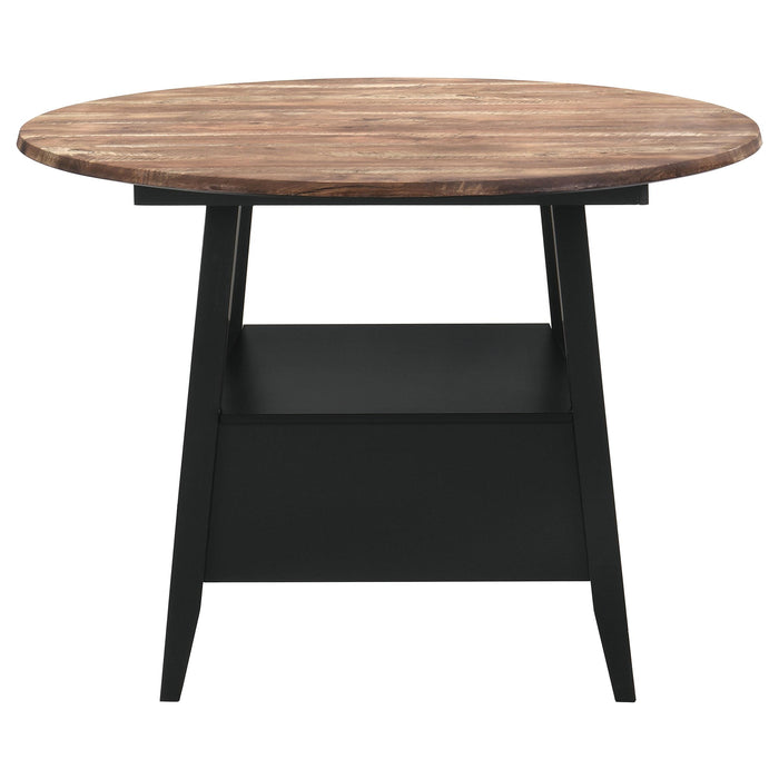 Gibson Round 50-inch Counter Height Dining Table Yukon Oak