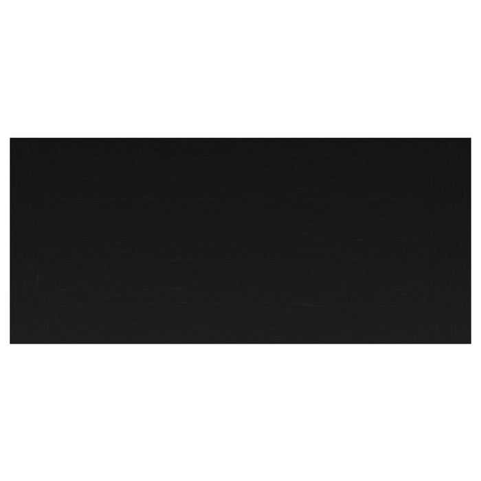 Florence 126-inch Extension Dining Table Distressed Black