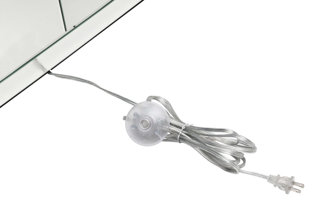 Marilyn Rectangular 72-inch Glass Top Dining Table Silver