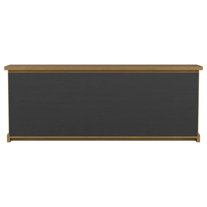 Florence 4-door Dining Sideboard Buffet Cabinet Rustic Honey