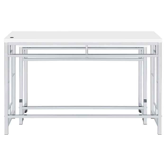 Jackson 4-piece Multipurpose Counter Height Table Set White