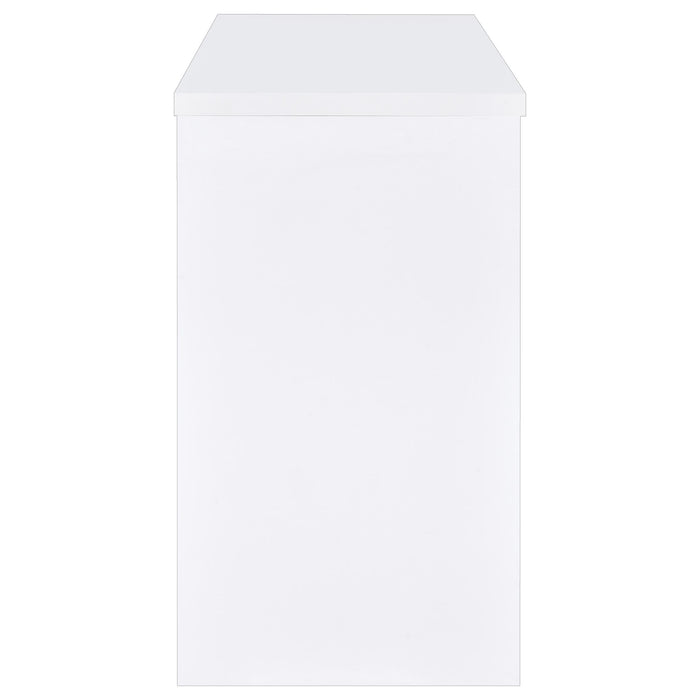 Topanga Engineered Wood Freestanding Home Bar White