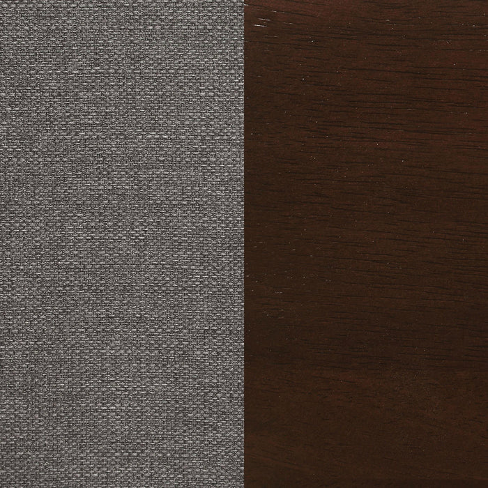 Bedford Fabric Upholstered Counter Chair Grey (Set of 2)