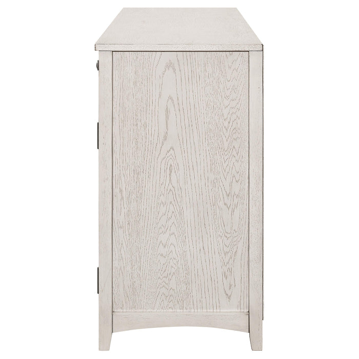 Kirby 3-drawer Sideboard Buffet Cabinet Rustic Off White