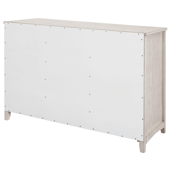 Kirby 3-drawer Sideboard Buffet Cabinet Rustic Off White