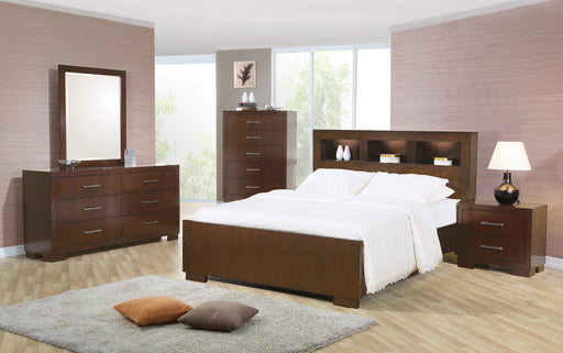 Jessica 5-piece Eastern King Bedroom Set Cappuccino