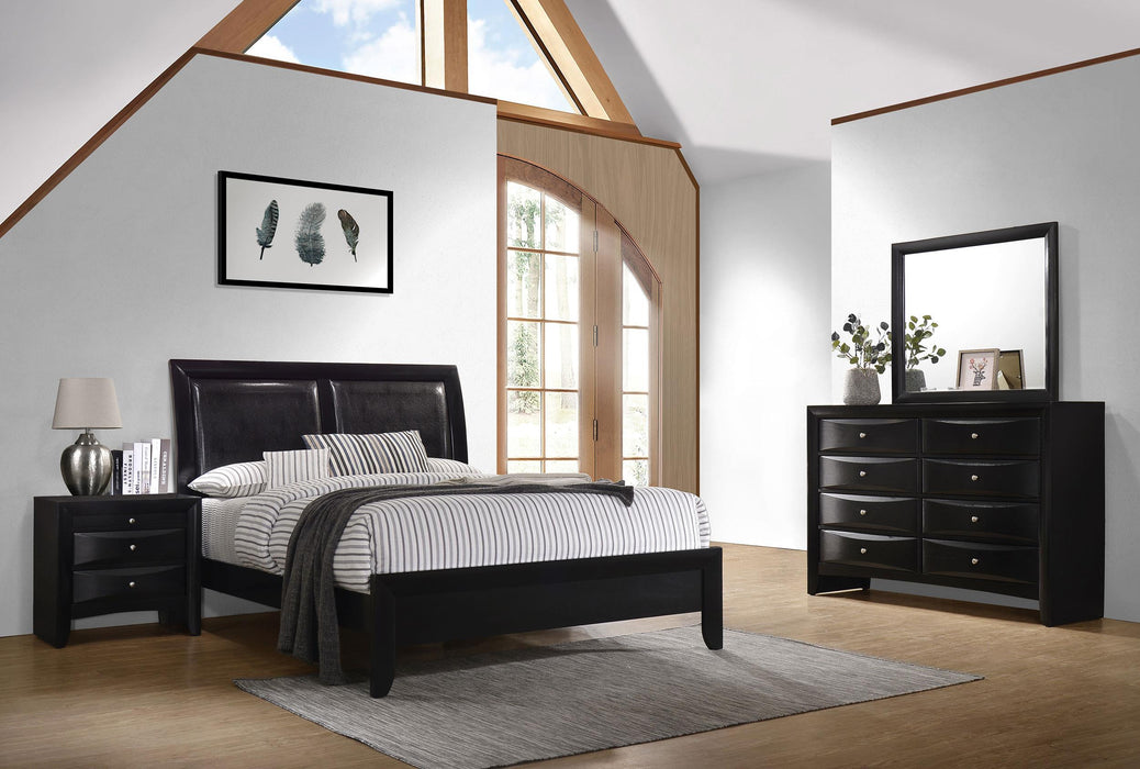 Briana 4-piece Eastern King Bedroom Set Black