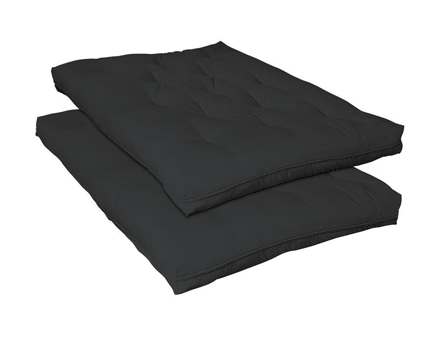 9-inch Premium Innerspring Futon Pad Black