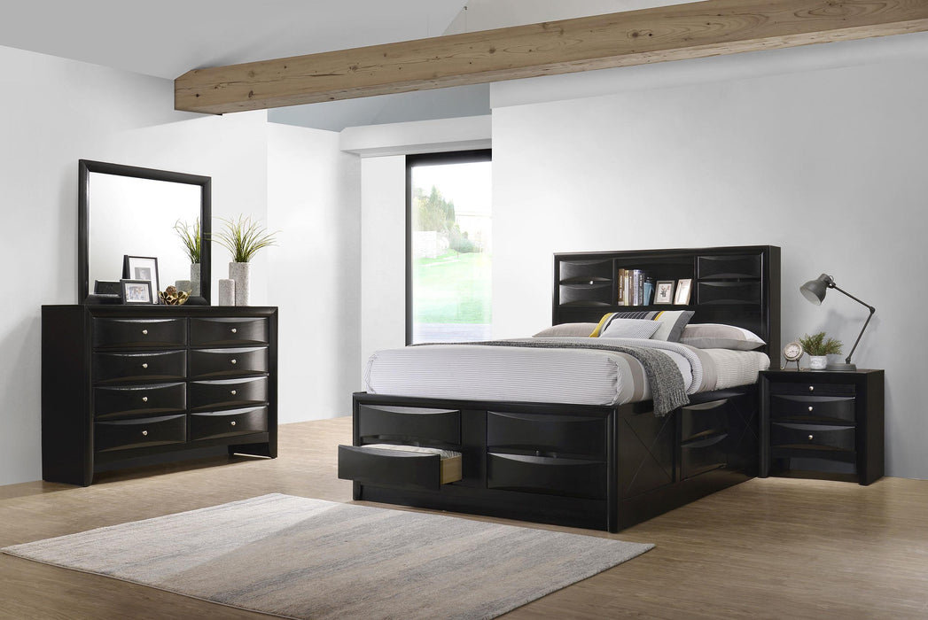 Briana 4-piece California King Bedroom Set Black