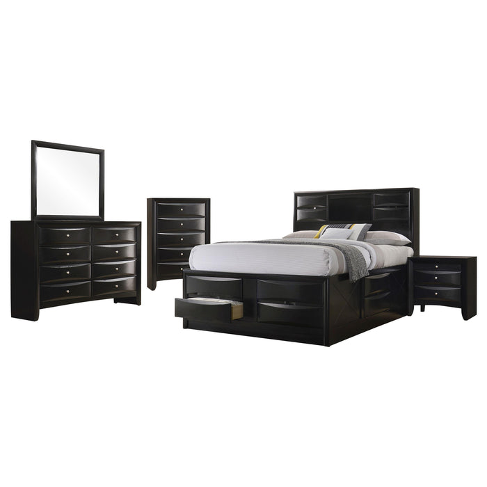Briana 5-piece California King Bedroom Set Black