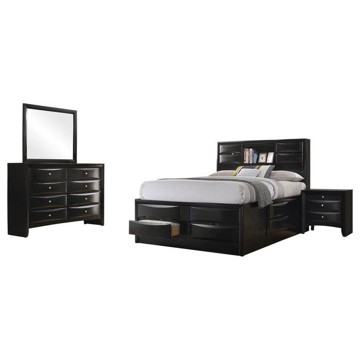 Briana 4-piece Queen Bedroom Set Black