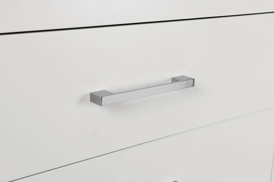 Jessica 2-drawer Nightstand Snow White