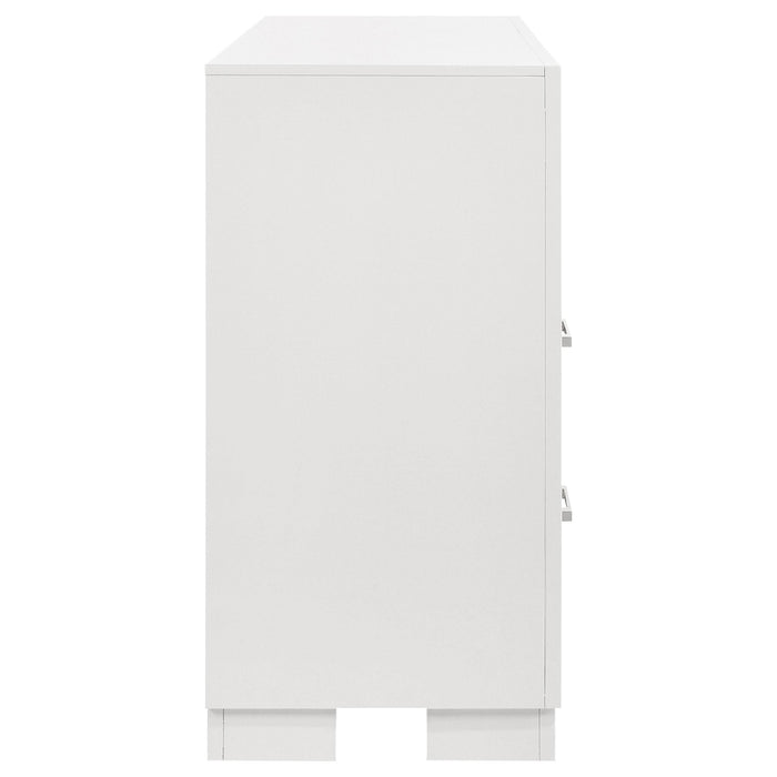 Jessica 6-drawer Dresser Snow White