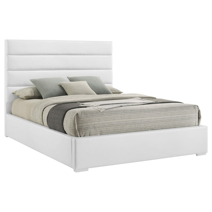 Felicity 53-inch Upholstered California King Bed White
