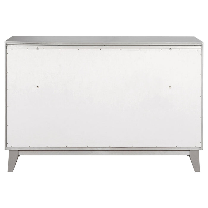 Leighton 7-drawer Dresser Metallic Mercury