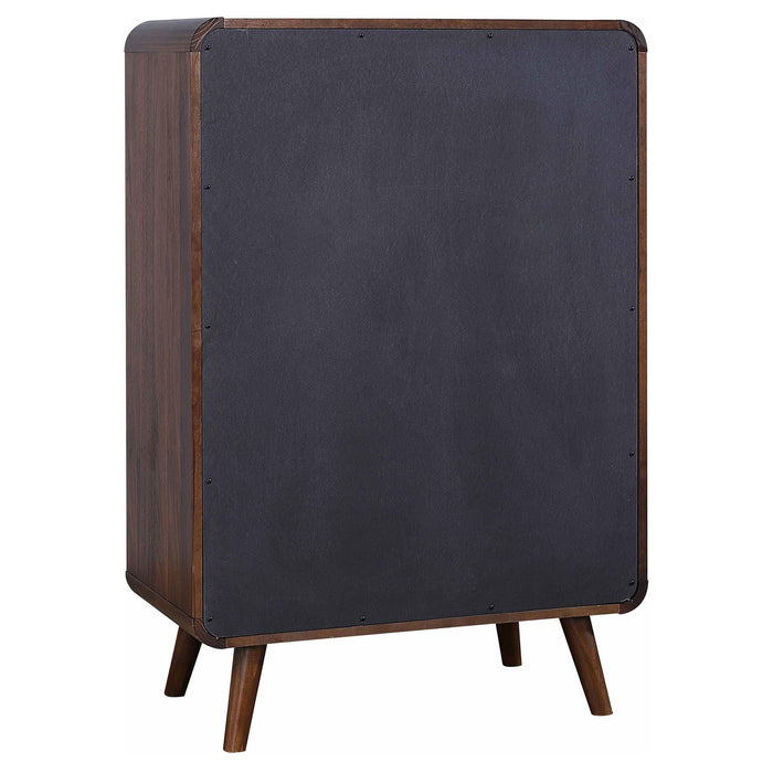 Robyn 5-piece Queen Bedroom Set Dark Walnut