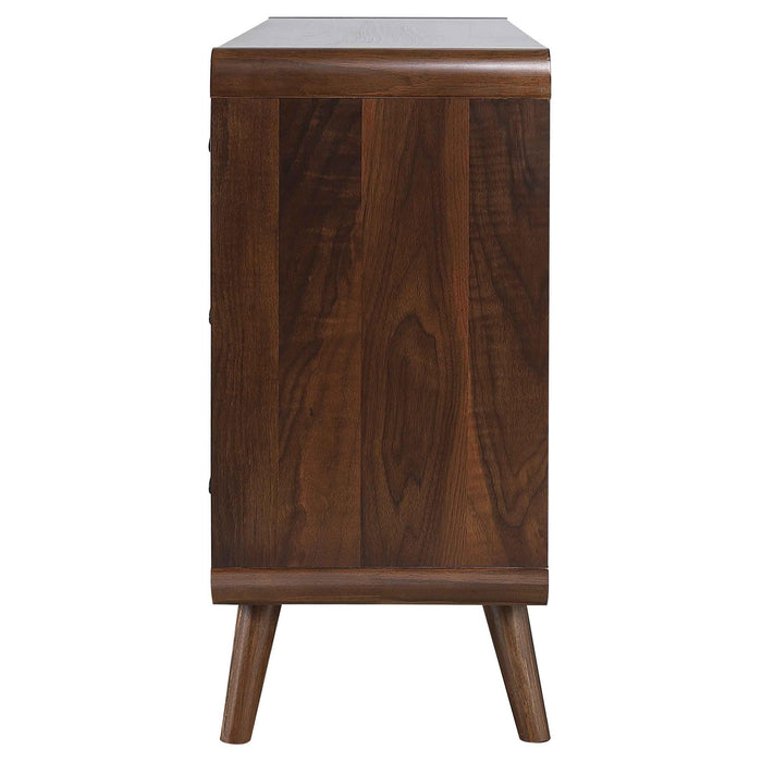 Robyn 6-drawer Bedroom Dresser Dark Walnut
