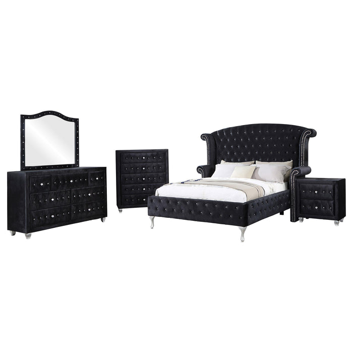 Deanna 5-piece Queen Bedroom Set Black
