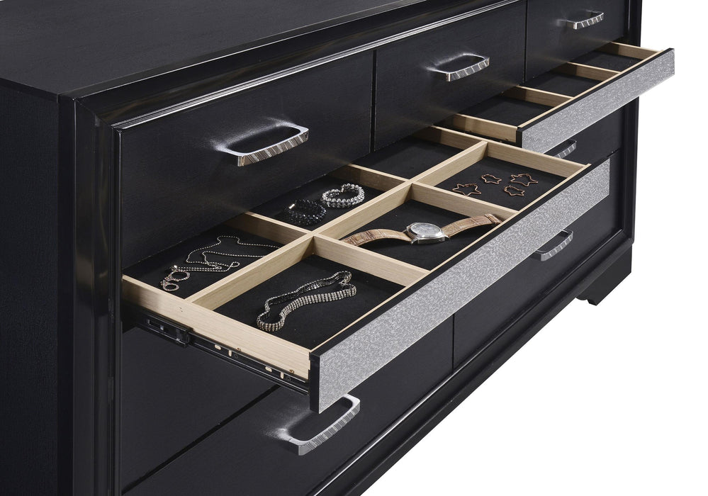 Miranda 5-piece Queen Bedroom Set Black