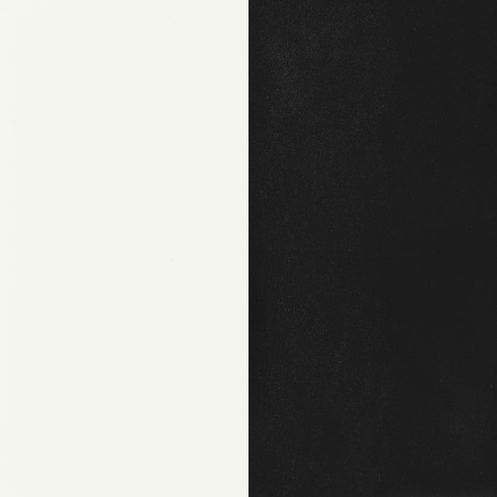 Retro 5-piece Oval Dining Table Set White and Black