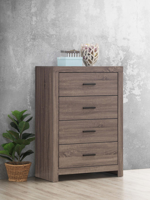 Brantford 4-drawer Bedroom Chest Barrel Oak