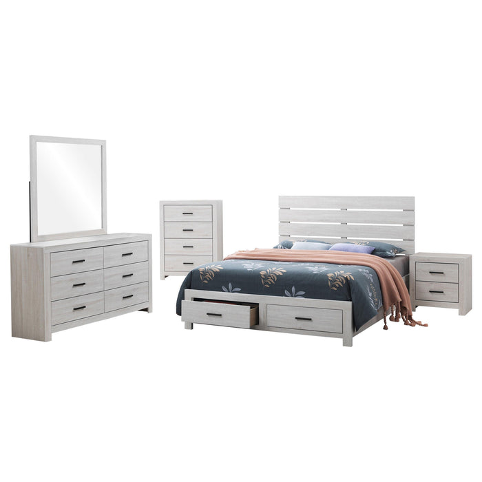 Brantford 5-piece Queen Bedroom Set Coastal White