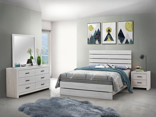 Brantford 4-piece Queen Bedroom Set Coastal White